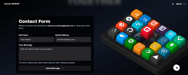 screenshot of "Portfolio