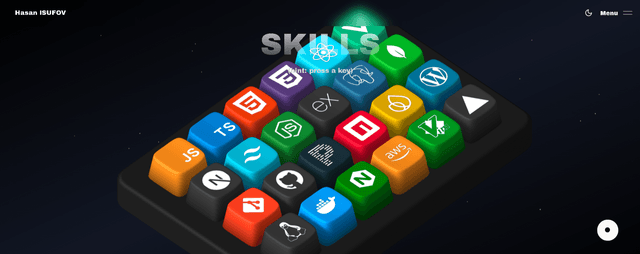 screenshot of "Portfolio